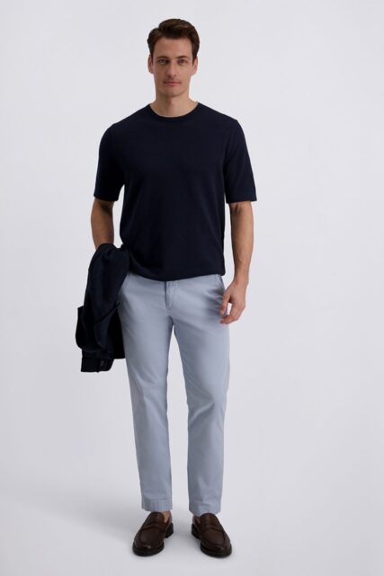 Niebieskie Chinosy Calais Pierre Cardin