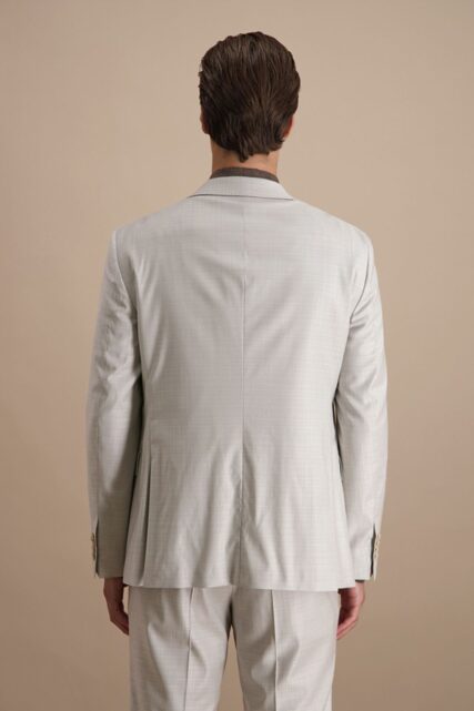 Marynarka Garniturowa Serano Beżowo-Szara Baldessarini