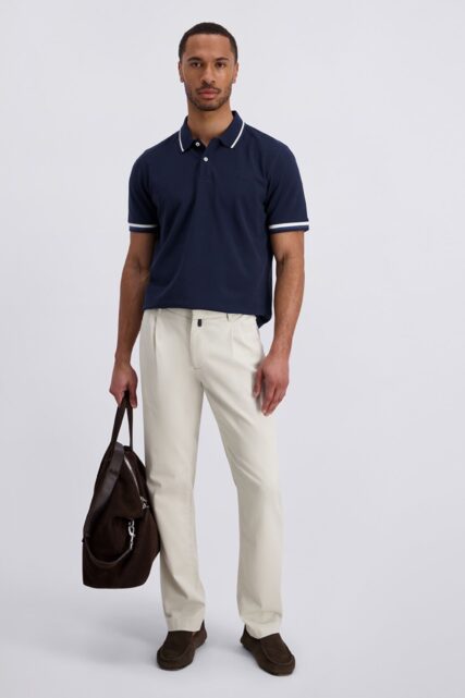 Chinosy z Zaszewkami Chatou Beżowe Pierre Cardin