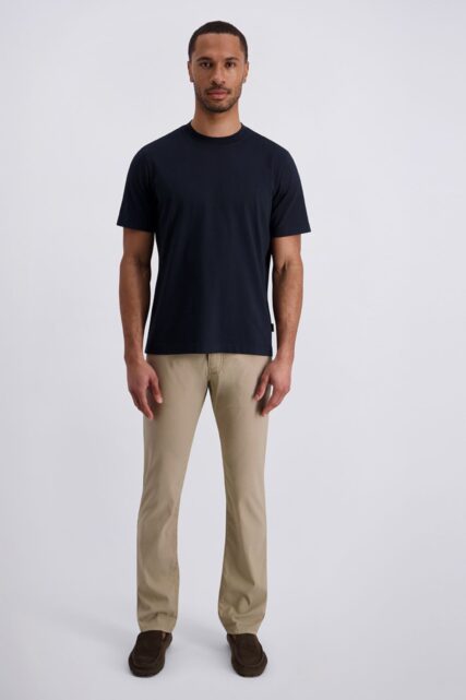 Granatowy T-shirt z Bawełny Pierre Cardin