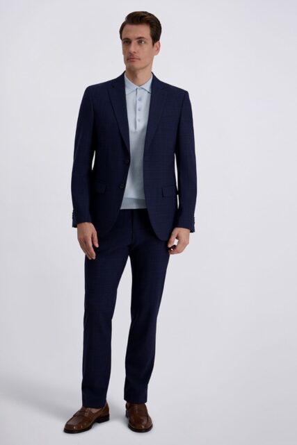 Błękitne Dzianinowe Polo Pierre Cardin