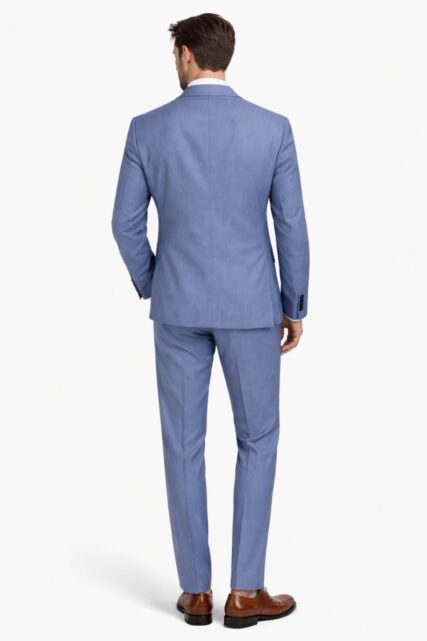 Niebieskie Spodnie Garniturowe Paulo