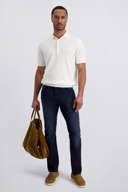 Granatowe Jeansy Lyon Pierre Cardin