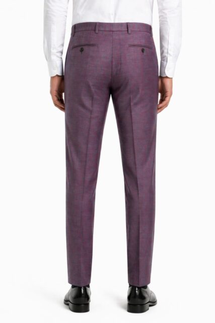 Fioletowe Spodnie Garniturowe Massa Baldessarini