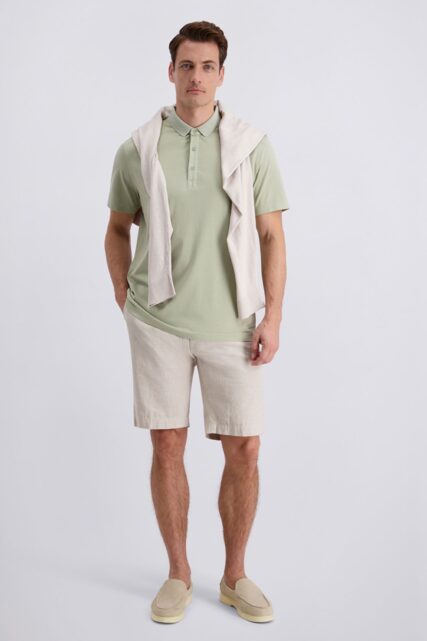 Zielone Polo z Bawełny Pierre Cardin