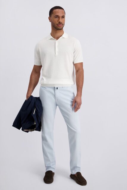 Spodnie Chino Castres Błękitne Pierre Cardin