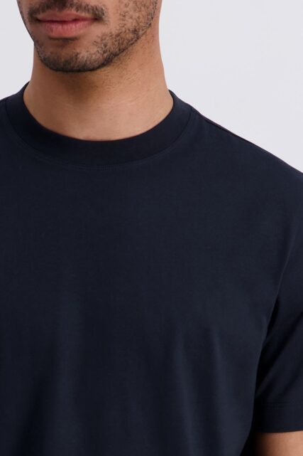 Granatowy T-shirt z Bawełny Pierre Cardin