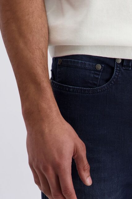 Granatowe Jeansy Lyon Pierre Cardin