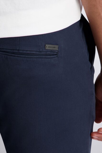Granatowe Chinosy z Zaszewkami Chatou Pierre Cardin