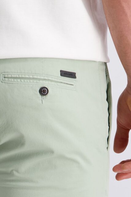 Szorty Chino z Bawełny Pistacjowe Pierre Cardin