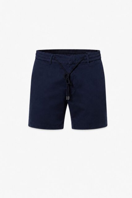 Granatowe Szorty Chino z Bawełny Pierre Cardin