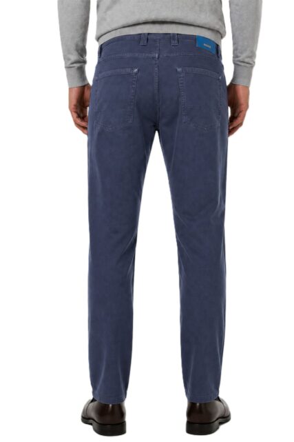Ciemnoniebieskie Jeansy o Regularnym Kroju Pipe Alberto