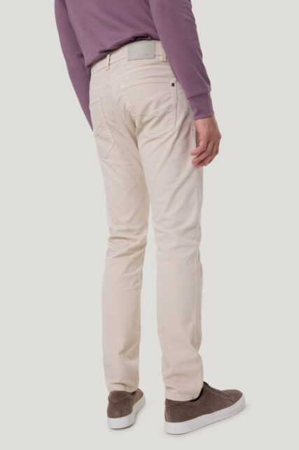 Jasnobeżowe Jeansy Lyon Pierre Cardin