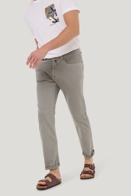 Oliwkowe Jeansy Lyon Pierre Cardin