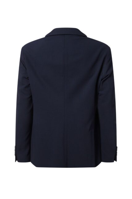 Granatowa Marynarka Lucas ze Strukturą Pierre Cardin