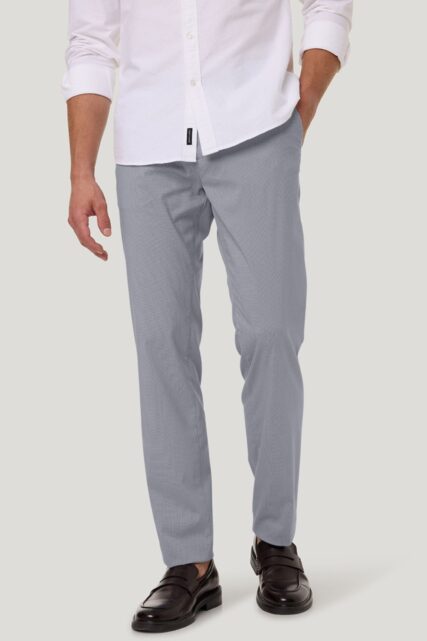 Szare Spodnie w Pepitkę Pierre Cardin