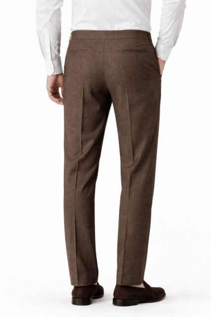 Brązowe Lniane Spodnie Sand Copenhagen