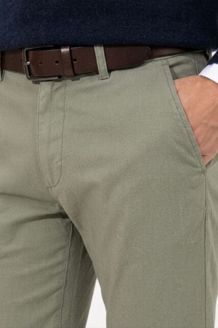 Zielone Chinosy Calais Pierre Cardin