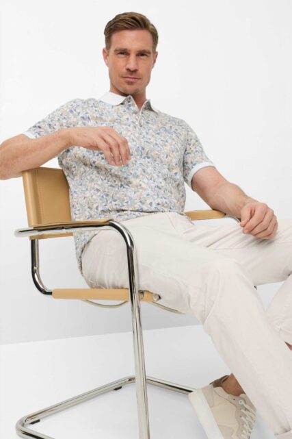 Jasnobeżowe Cienkie Spodnie Cadiz Brax