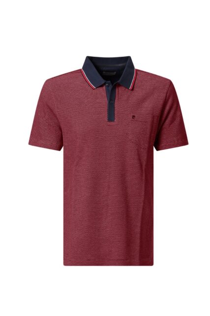 Koszulka Polo Jersey Czerwona Pierre Cardin