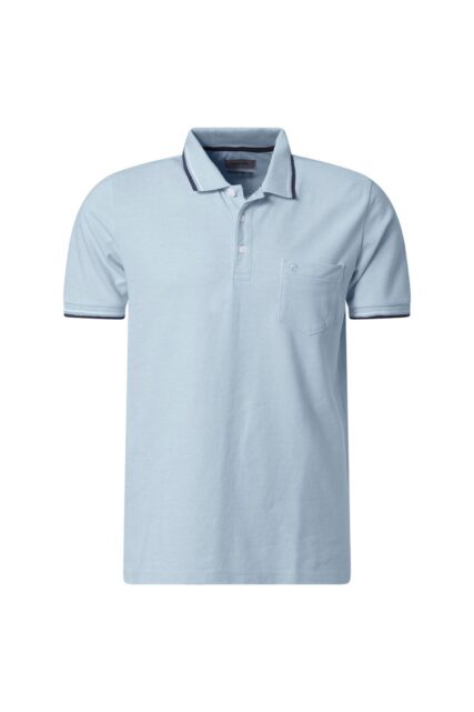 Błękitne Polo z Kieszonką Pierre Cardin