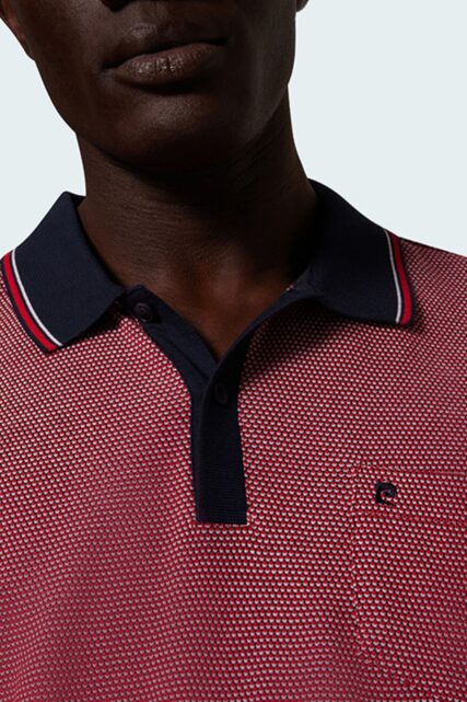 Koszulka Polo Jersey Czerwona Pierre Cardin