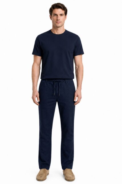 Spodnie Chino Clemont Granatowe Pierre Cardin