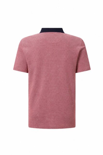 Czerwone Polo z Drobnym Wzorem Pierre Cardin