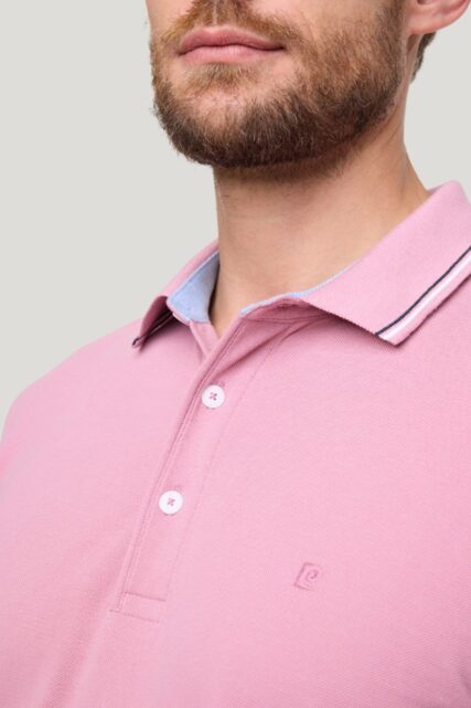Różowa Koszulka Polo Pierre Cardin